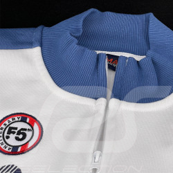 Veste Steve McQueen Le Mans 1971 Zippée Blanc / Bleu SQ261SSM02-002 - Homme
