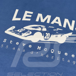 T-Shirt Steve McQueen Le Mans 917 n° 20 Bleu SQ261TSM08-115 - Homme