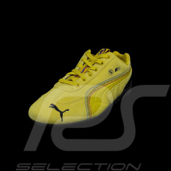 Chaussure BMW M3 Speedcat + Porte-clés + Boîte Collector Puma Cuir / Effet Carbone Jaune Phoenix 309309-02 - mixte