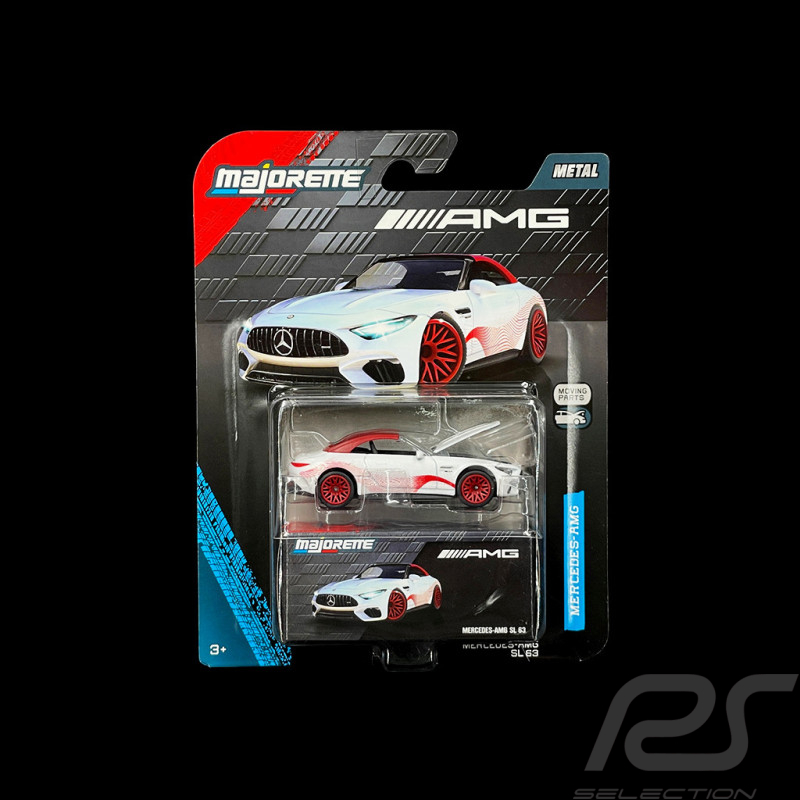 Mercedes-AMG SL63 Blanc / Rouge 1/64 Majorette 8502101000