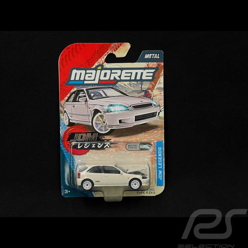 Honda Civic Type R EK9 JDM Legends Blanc 1/64 Majorette 8502100000