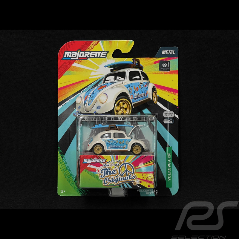 Volkswagen Coccinelle The Originals Bleu / Blanc 1/59 Majorette 8504101000