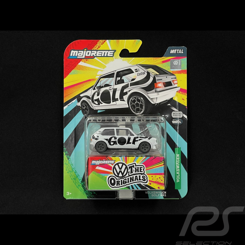 Volkswagen Golf MK1 The Originals White / Black 1/59 Majorette 8504101000