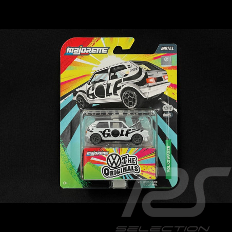 Volkswagen Golf MK1 The Originals White / Black 1/59 Majorette 8504101000