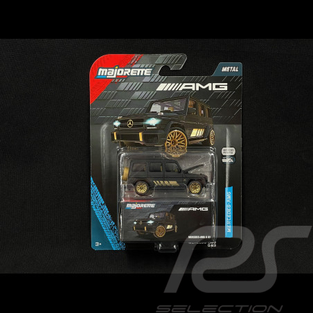 Mercedes-AMG G63 Matte Black / Gold 1/64 Majorette 8502101000