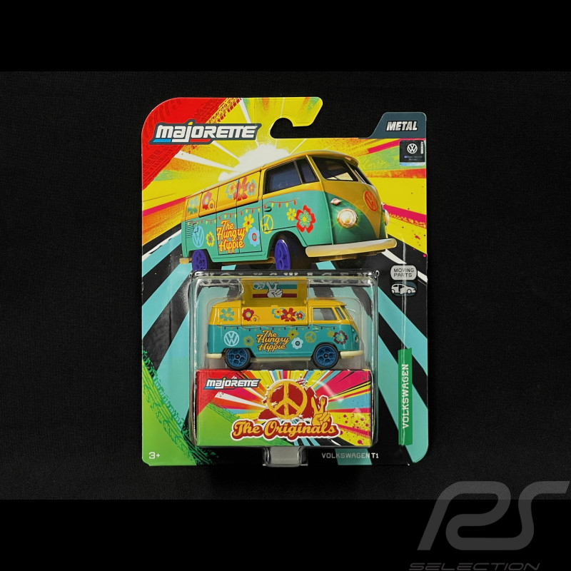 Volkswagen Combi Transporter T1 Bus The Originals Blau / Gelb 1/59 Majorette 8504101000