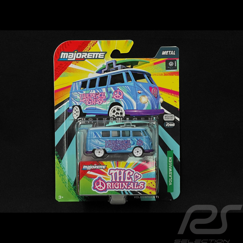 Volkswagen Combi Transporter T1 Bus The Originals Blau / Lila 1/59 Majorette 8504101000
