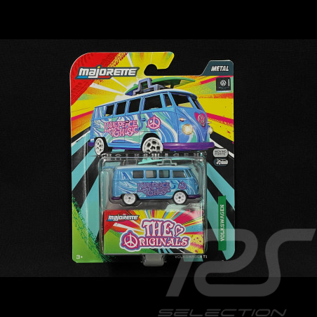 Volkswagen Combi Transporter T1 Bus The Originals Blau / Lila 1/59 Majorette 8504101000