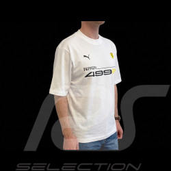 T-shirt Ferrari 499P Hypercar Puma Blanc 637928-04 - mixte
