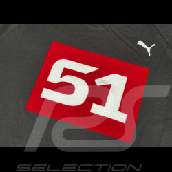 Ferrari T-Shirt 499P n° 51 Hypercar Puma Schwarz / Rot 637929-01 - unisex