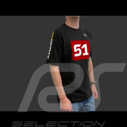 Ferrari T-shirt 499P n° 51 Hypercar Puma Black / Red 637929-01 - unisex