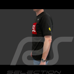 Ferrari T-Shirt 499P n° 51 Hypercar Puma Schwarz / Rot 637929-01 - unisex