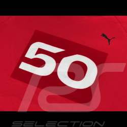 T-shirt Ferrari 499P n° 50 Hypercar Puma Rouge / Blanc 637929-02 - mixte