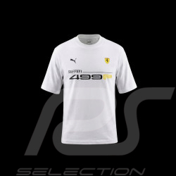 Ferrari T-Shirt 499P Hypercar Puma Weiß 637928-04 - unisex