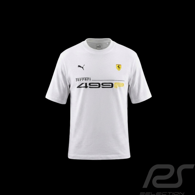 Ferrari T-shirt 499P Hypercar Puma White 637928-04 - unisex