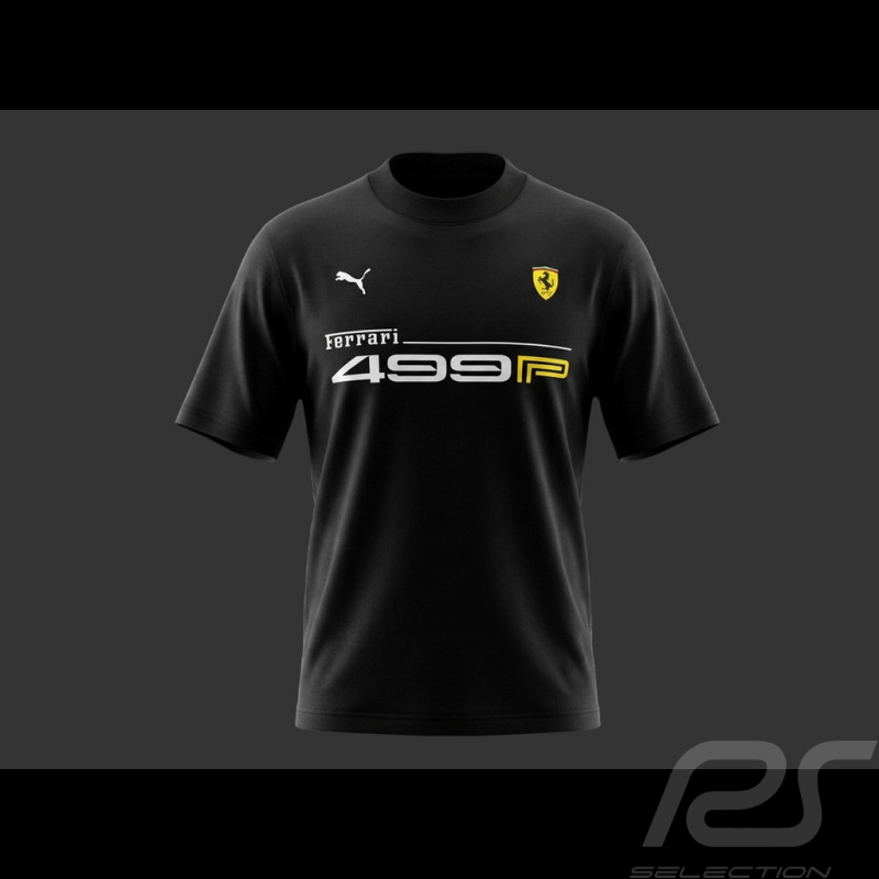 Ferrari T-Shirt 499P Hypercar Puma Schwarz 637928-01 - unisex