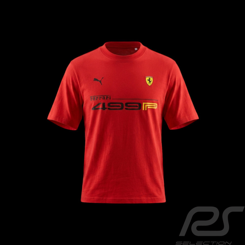 T-shirt Ferrari 499P Hypercar Puma Rouge 637928-02 - mixte