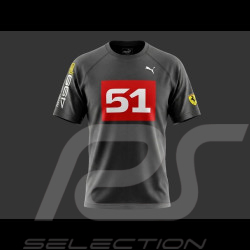 T-shirt Ferrari 499P n° 51 Hypercar Puma Noir / Rouge 637929-01 - mixte