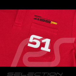 Polo Ferrari 499P n° 51 Hypercar Puma Rouge 637931-02 - mixte