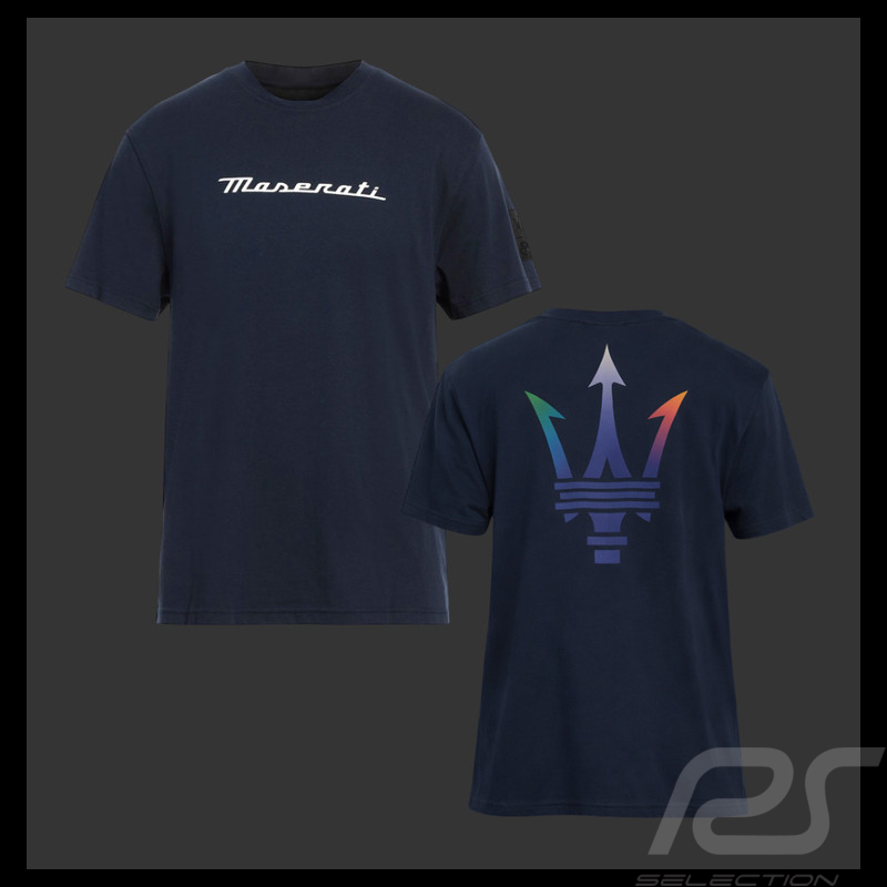 Maserati T-Shirt North Sails Trident Logo Marineblau - Unisex