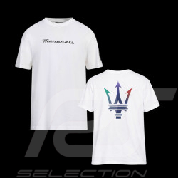 Maserati T-Shirt North Sails Trident Logo Weiß - Unisex