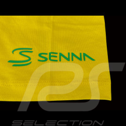 Ayrton Senna T-Shirt F1 Brasilianischer Sieger Gelb / Grün ASLE01016-YLW - unisex