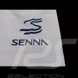 Ayrton Senna T-Shirt F1 n° 12 Weiß ASLE01015-WHT - unisex