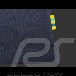 Ayrton Senna T-Shirt F1 n° 12 Marineblau ASLE01015-NVY - unisex