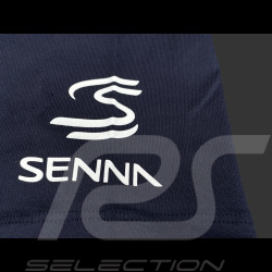 T-shirt Ayrton Senna F1 n° 12 Bleu Marine ASLE01015-NVY - mixte
