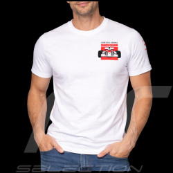 T-shirt Ayrton Senna F1 Champion du Monde Blanc ASRC01004-WHT - mixte