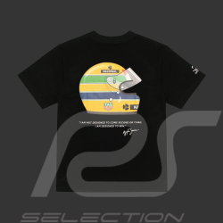 Tag Heuer x Ayrton Senna T-Shirt F1 Schwarz ASTH01005-BLK - unisex
