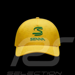 Ayrton Senna Cap F1 Gelb ASLE10901-YLW - unisex