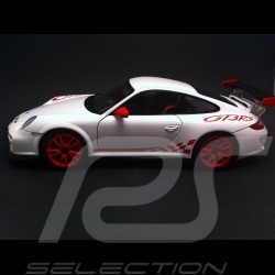 Porsche 997 GT3 RS 3.8 blanche / rouge 1/18 Autoart 78143