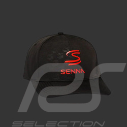 Casquette Ayrton Senna F1 Noir ASLE10901-BLK - mixte
