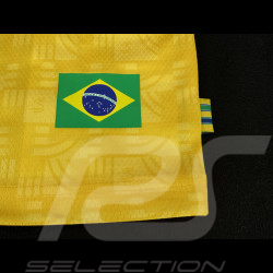 Ayrton Senna T-Shirt F1 Dreifacher WeltmeisterGelb ASLE06001-YLW - unisex