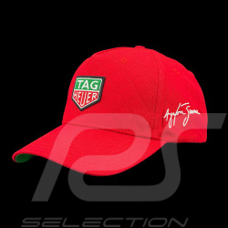 Casquette Ayrton Senna X Tag Heuer F1 Rouge ASTH10902-RED - mixte
