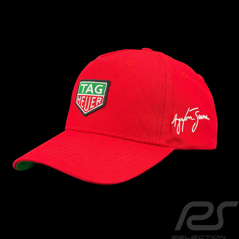 Casquette Ayrton Senna X Tag Heuer F1 Rouge ASTH10902-RED - mixte