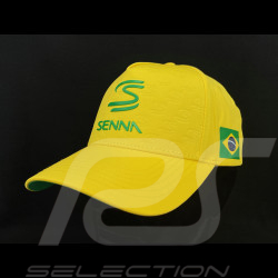 Casquette Ayrton Senna F1 Jaune ASLE10901-YLW - mixte