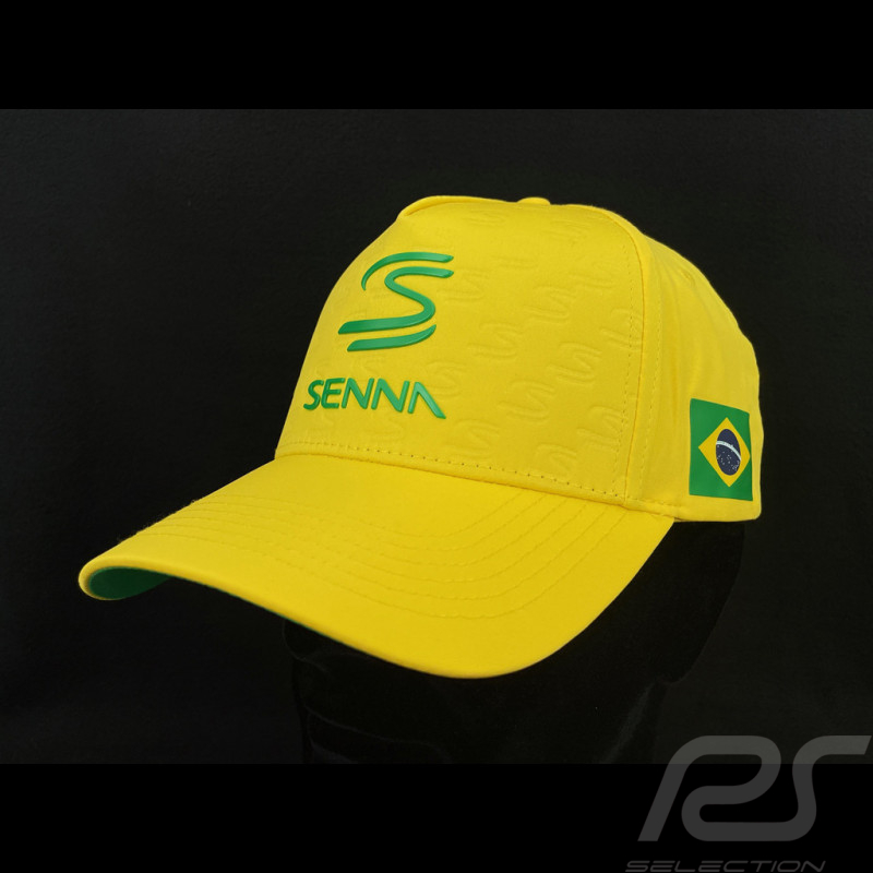 Ayrton Senna Hat F1 Yellow ASLE10901-YLW - unisex