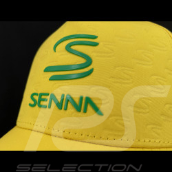 Casquette Ayrton Senna F1 Jaune ASLE10901-YLW - mixte