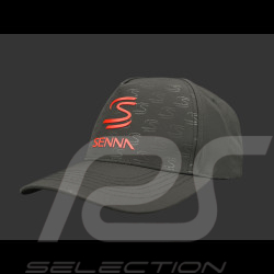 Casquette Ayrton Senna F1 Noir ASLE10901-BLK - mixte