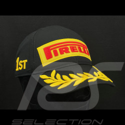 Pirelli Cap F1 Podium Bestickte Scwharz 0101 - unisex