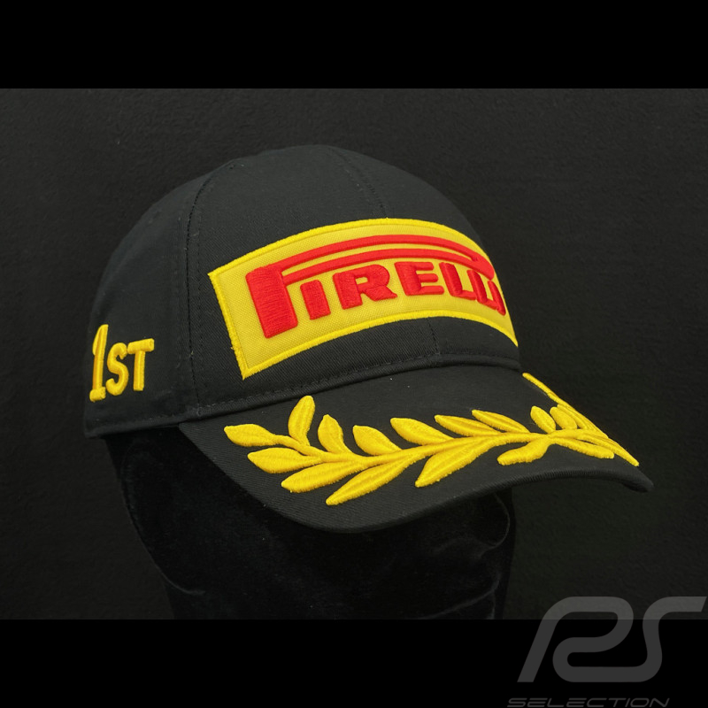 Pirelli Hat F1 Podium Embroidered Black 0101 - unisex