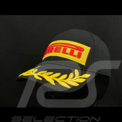 Pirelli Cap F1 Podium Bestickte Scwharz 0101 - unisex