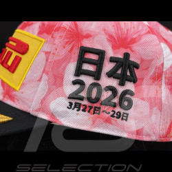 Casquette Pirelli F1 Podium GP Japon 2026 Brodé Noir / Rouge 0114 - mixte