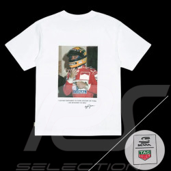 Tag Heuer x Ayrton Senna T-shirt F1 White ASTH01004-WHT - unisex