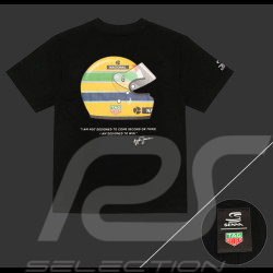 Tag Heuer x Ayrton Senna T-Shirt F1 Schwarz ASTH01005-BLK - unisex