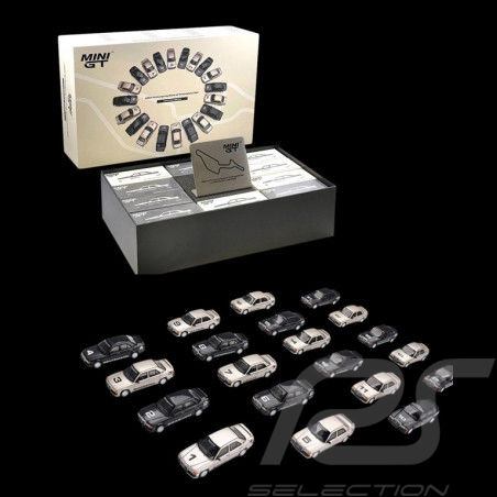 Set de 20 Mercedes-Benz 190E Evo1 Nürburgring Coupe des Champions 1984 1/64 Mini GT MGTS0016