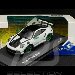 Porsche 911 GT3 RS Typ 992 2023 Tribute To 1972 Carrera RS Weissach Package Weiß / Grüne Streifen 1/43 Solido S4314801