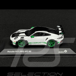 Porsche 911 GT3 RS Typ 992 2023 Tribute To 1972 Carrera RS Weissach Package Weiß / Grüne Streifen 1/43 Solido S4314801